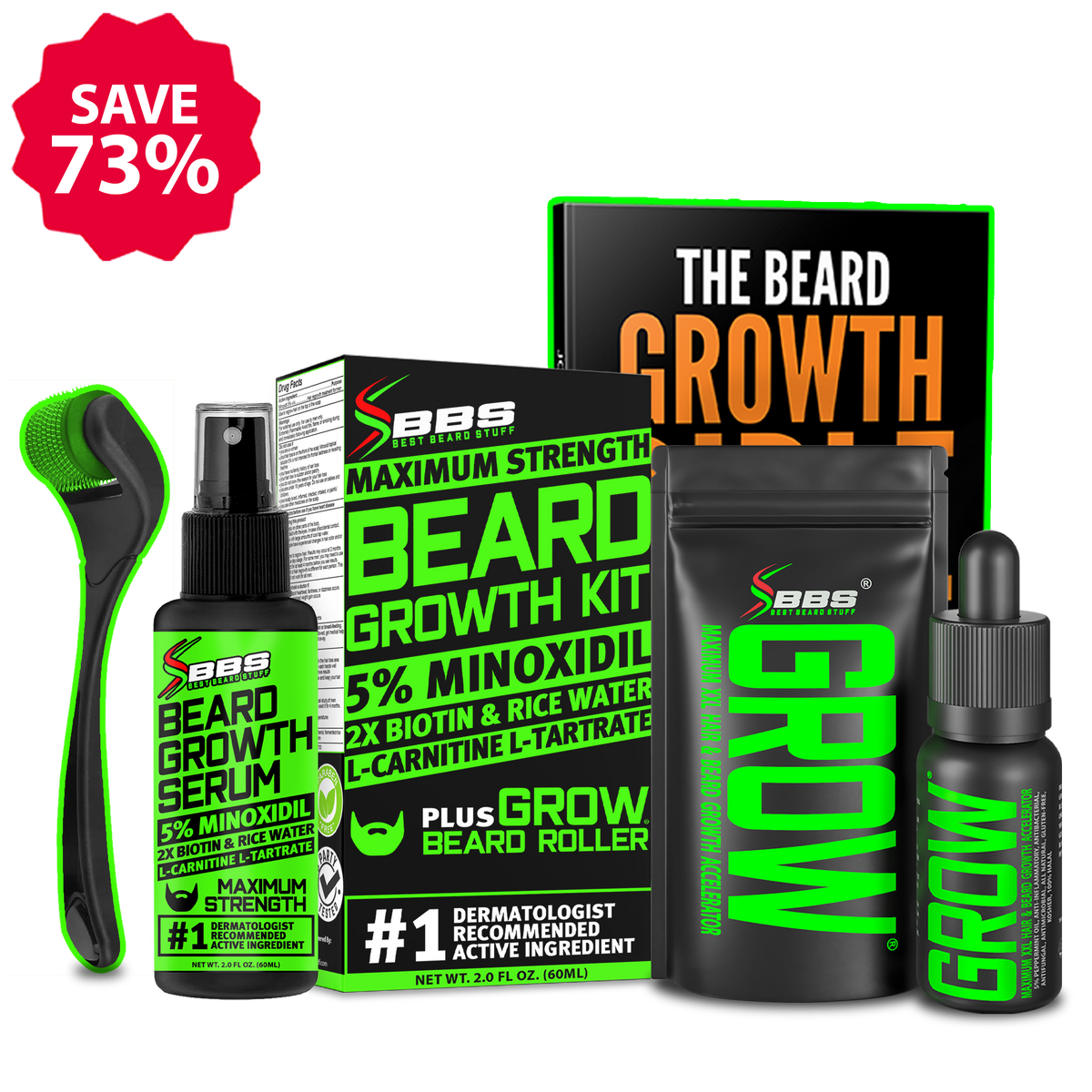 The GROW® XXL Beard Growth Kit — <em>73% Off Today</em>